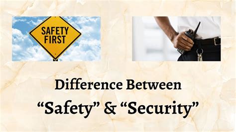 Difference Between Safety And Security Unraveling The Mystery Safety