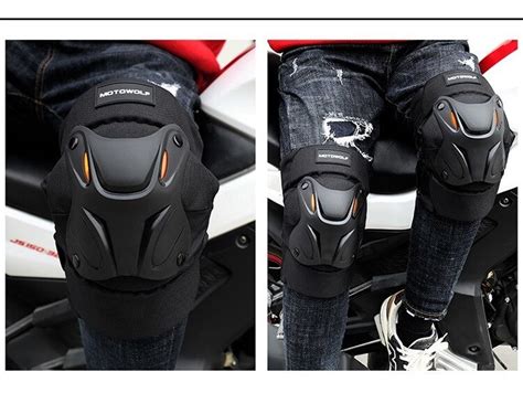 Kit Rodilleras Protecciones Rodillas Motociclista Moto Meses Sin