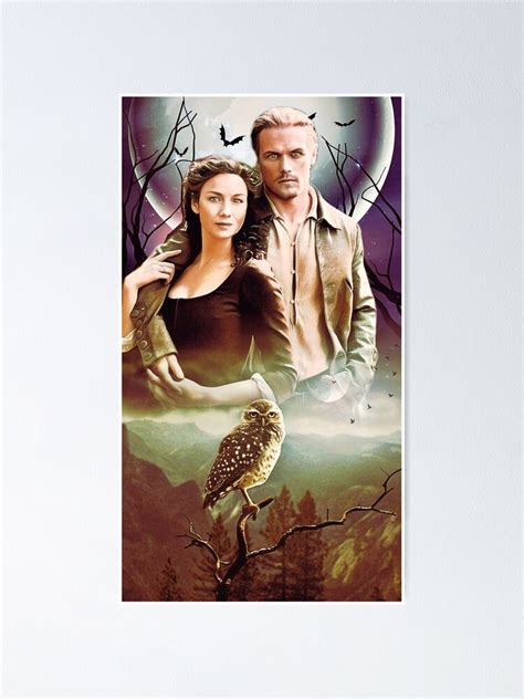 Jamie And Claire Fraser Poster For Sale By V S Redbubble