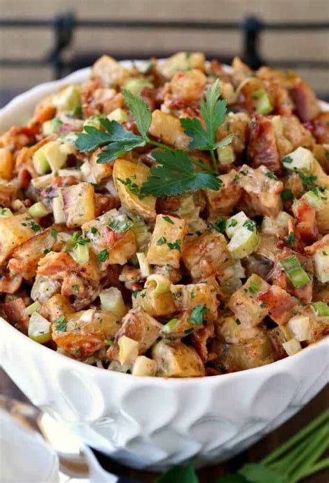 Oven Roasted Barbecue Potato Salad Mantitlement