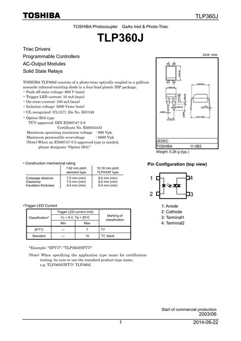 Original Opto Tlp J Tlp P J P Dip New Pdf