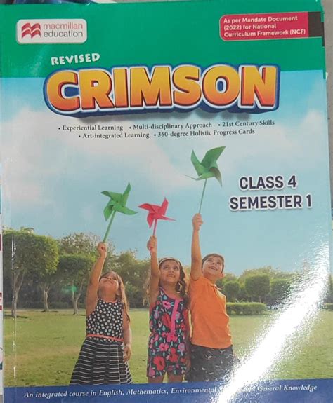 Revised Crimson Class 4 Semester 1 Books