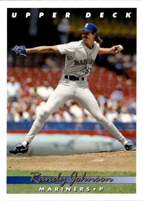 1993 Upper Deck Randy Johnson 336 Seattle Mariners EBay