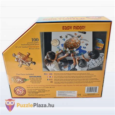 Teknős forma puzzle junior 100 db WOW Toys Puzzle Pláza rendelés