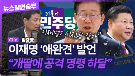 정면승부 이재명 애완견 발언 개딸에 공격 명령 하달 240617 Youtube