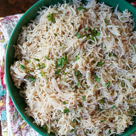 EASY ZEERA RICE (Cumin Rice) - The Shazia Blog