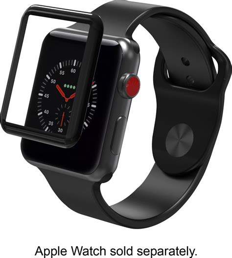 Best Buy Zagg Invisibleshield® Glass Curve Elite Screen Protector For Apple Watch Series 3 38mm