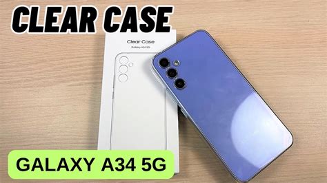 UNBOXING Original Clear Case For Samsung Galaxy A34 5G YouTube