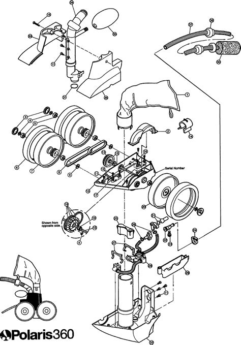 Polaris 280 Pool Cleaner Parts Diagram