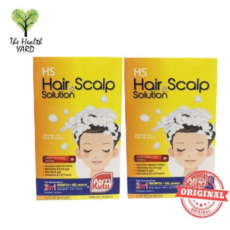 Hs Hair And Scalp Solution 50ml X 2 Shopee Malaysia