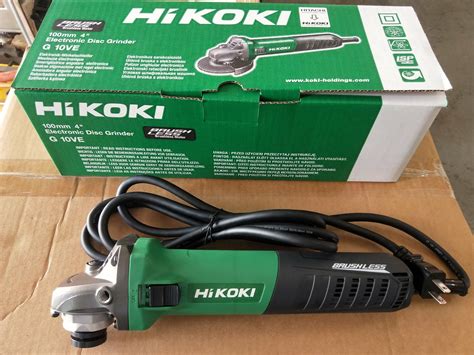 工具醫院 日本 Hitachi 日立 Hikoki G10ve 4 無刷可調速手提砂輪機 Ga4040c Gws7 100et參考