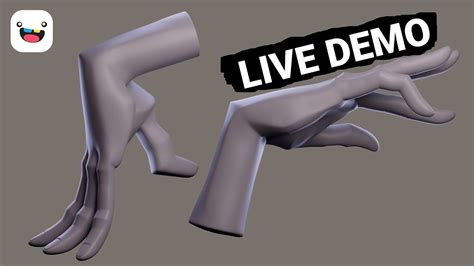 Zbrush Digital Sculpting Hands Tutorial Live Demo Youtube