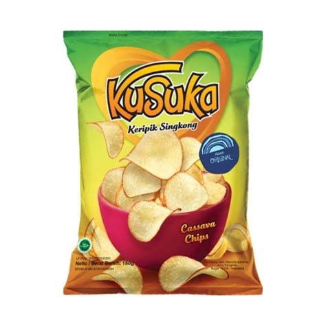 Kusuka Indonesian Cassava Chips Original Cassave Chips 180g