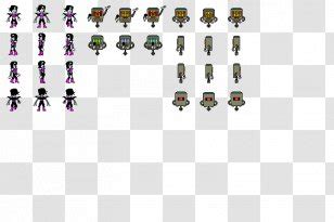 RPG Maker MV Pixel Art Sprite Template Deviantart Transparent PNG