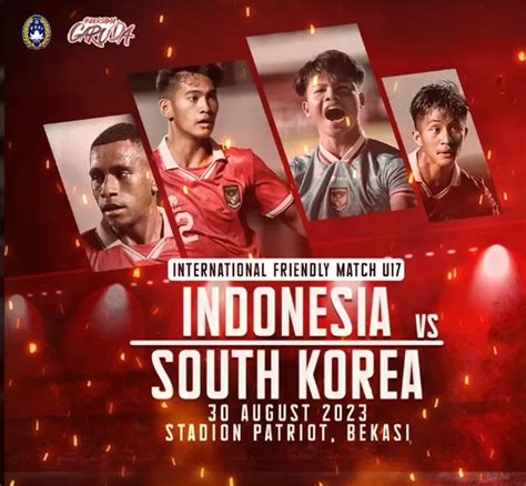 Jadwal Timnas Indonesia U 17 Vs Korea Selatan Jam Berapa Dan Live TV