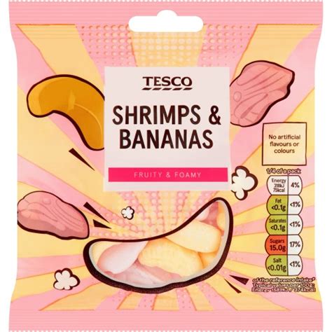 Tesco Shrimps And Bananas 80g Compare Prices And Where To Buy Uk