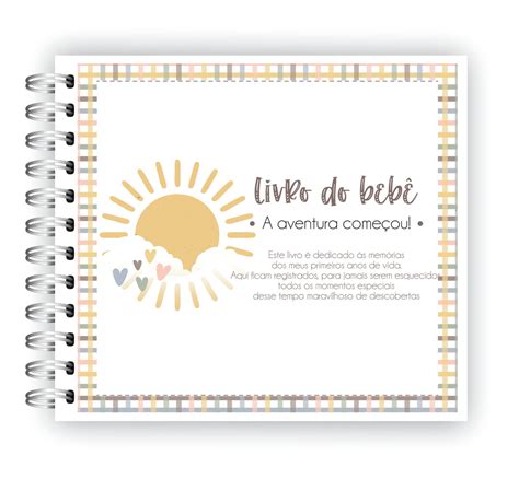 Kit Livro Do Beb E Cadern De Saude Minha Volta Ao Sol Elo