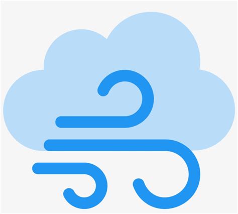 Computer Icons Weather Wind Rain Clip Art Windy Weather Icon PNG