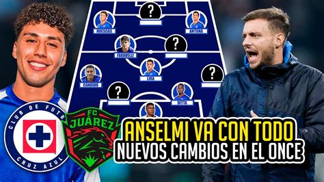 As Jugar Cruz Azul Vs Fc Ju Rez Alineaci N De Lujo Ya Est Listo