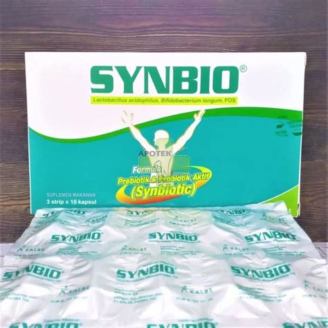 Jual Synbio Suplemen Probiotik Prebiotik Dewasa Strip 1 Box 30 Kapaul