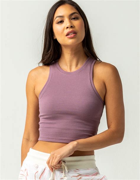 Destined High Neck Womens Purple Tank Purple Tillys