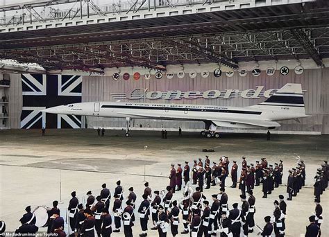 Birth Of A Legend Fascinating Colourised Photos Released Of Concorde