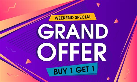 abstract grand offer background  vector art  vecteezy
