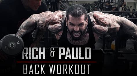 Rich Piana And Paulo The Freak Almeida Intense Back Workout Session 💪