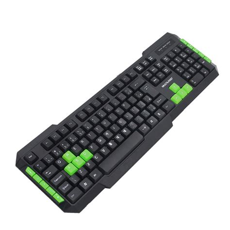 Teclado Multimidia Gamer Teclas Verdes Usb Tc Lepok A Sua Grande