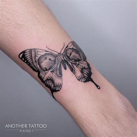 Skull Butterfly Tattoos