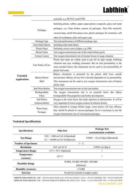 Ox2 231 Oxygen Permeability Tester PDF