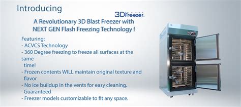 Blast Freezer Prices And Specifications Flash Freeze