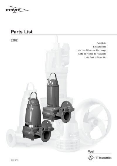 Catalogue parts list pompes série 3202 MIDI Bobinage