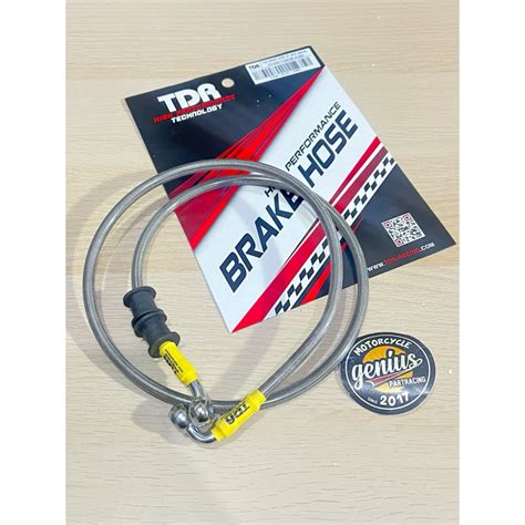 Jual SELANG REM DEPAN 37 INCH 95 CM TDR RACING SILVER ORIGINAL