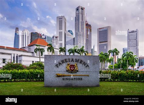 Parliament House of Singapore at Parliament Place, Singapore Stock ...