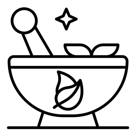 Ayurvedic Medicine Line Icon 14730375 Vector Art At Vecteezy