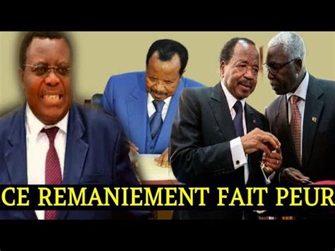 Remaniement Minist Riel Le D Cret Sign Et Publi Paul Biya