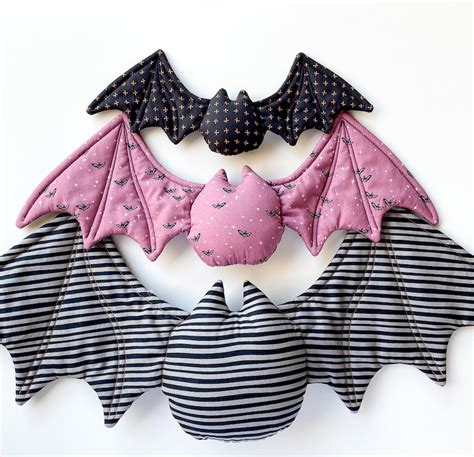 Halloween Bats Pdf Sewing Pattern Halloween Sewing Pattern Etsy