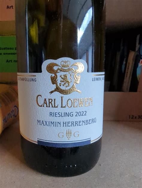 Carl Loewen Longuicher Maximin Herrenberg Riesling Auslese