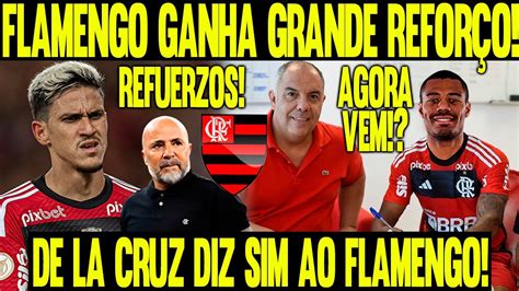 Comemora Na O De La Cruz Diz Sim Ao Flamengo Fla Ganha Grande