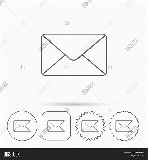 Envelope Mail Icon Vector And Photo Free Trial Bigstock