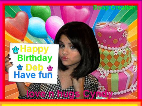 Happy Birthday Deb Picture #132340594 | Blingee.com