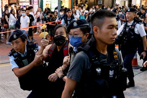 Police Arrest People In Hong Kong On Tiananmen Crackdown Anniversary