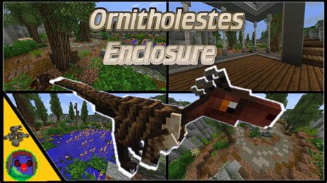 Ornitholestes Enclosure Speedbuild Minecraft Fossils And Archeology