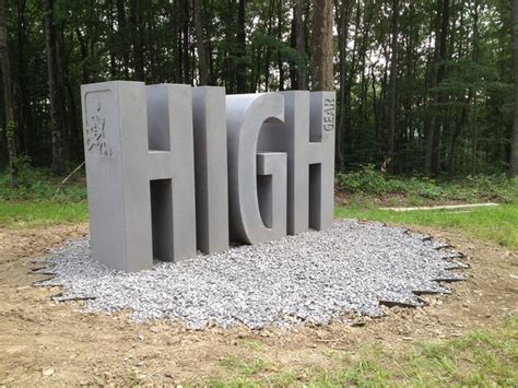 Concrete Monument Signage At Summit Bechtel Reserve Design By Rsm