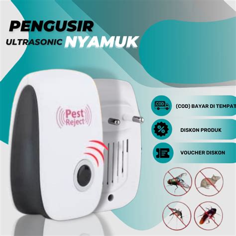 Jual Lat Pengusir Serangga Nyamuk Tikus Lalat Kecoak Pest Reject