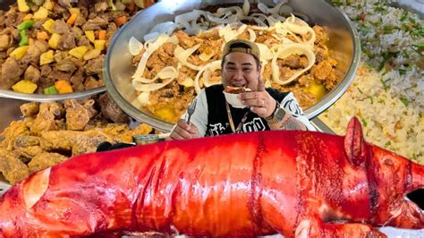 Pesos Unli Buffet And Unli Lechon Bancheto De Bustos Mukbang