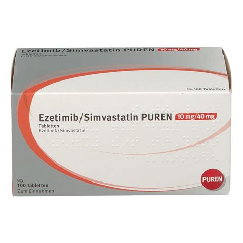 Ezetimib Simvastatin Puren Mg Mg St Mit Dem E Rezept Kaufen