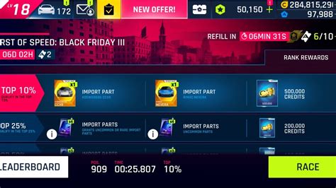 Asphalt 9 BURST OF SPEED BLACK FRIDAY 3 RIMAC NEVERA 3 STAR YouTube