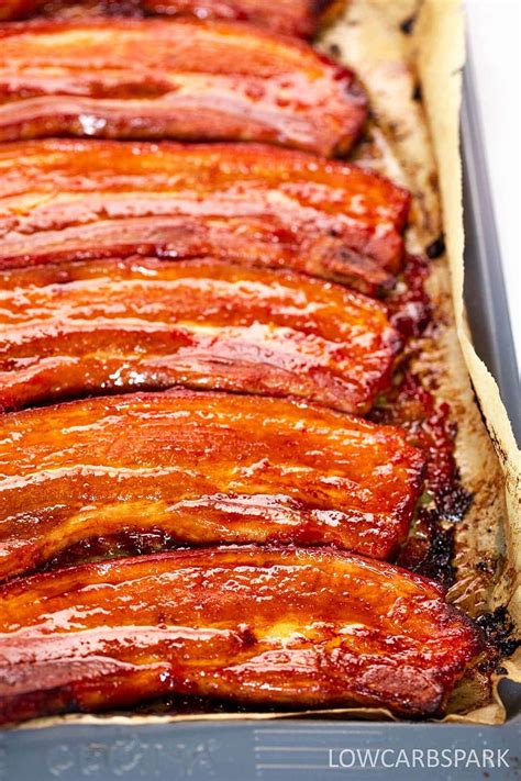 Baked Barbeque Pork Belly Low Carb Spark